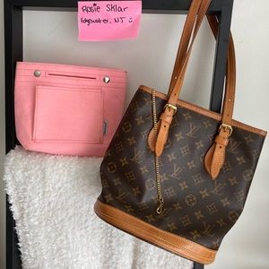 SOLD Louis Vuitton Bucket Bag PM with Base Shaper